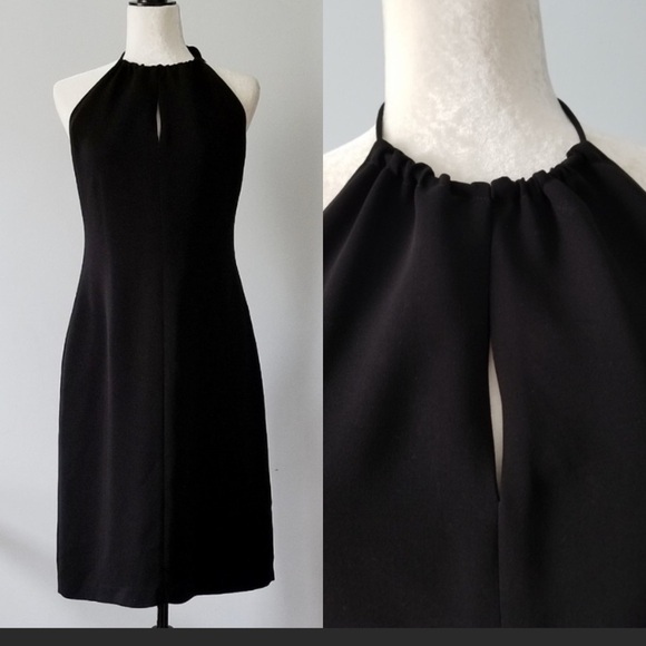 🔆3/$50🔆 JCREW SEXY LITTLE BLACK DRESS KEYHOLE TIE TOP LOW BACK SIZE 4 - Picture 1 of 10